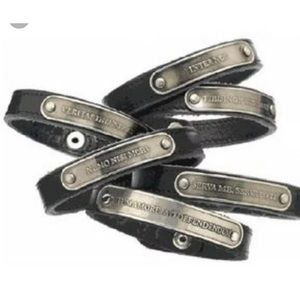 Marc Jacobs Latin Love leather Bracelet sold out S